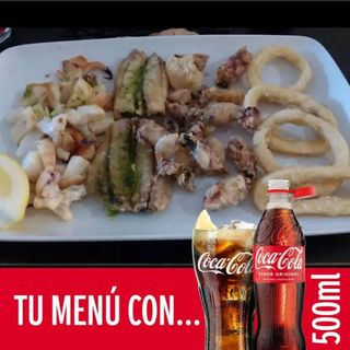 PROMOCIÓN PLATO COMBINADO+ BEBIDA ( 500 ML.)