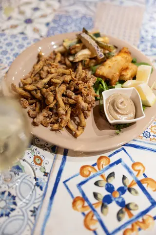 Baccalà croccante mediterraneo