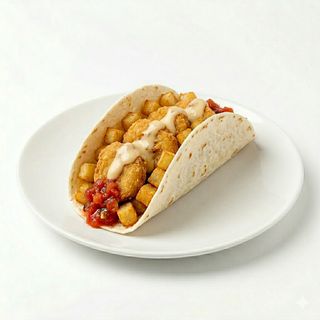 Taco De Nuggets De Pollo (L)