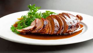 Pieczona pierś z kaczki