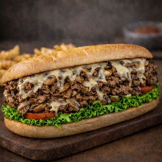 Ciabatta Steak Aux Champignons Gruyère