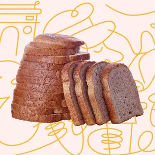 Toast negru cu seminte