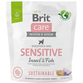 Brit Care Dog Sustainable Sensitive комахи і риба 1 кг