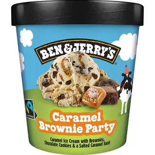Helado Ben&jerrys carmelo y brownie