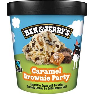 Helado Ben&jerrys carmelo y brownie 