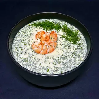Окрошка з тигровою креветкою (400г)