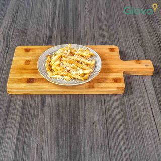 Cartofi prajiti cu parmezan,usturoi si patrunjel