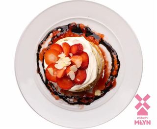 Pancakes Rozowy Strawberry