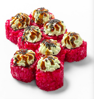 Sushi horneado "Flamingo"
