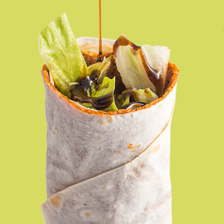 Малък дюрум+ газирана вода