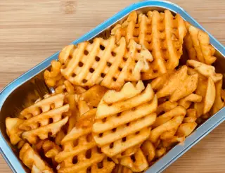 Criss Cross Fries ) bandeja
