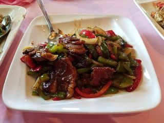 Duck With Basil Leaves