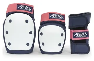 Захист набір REKD Heavy Duty, Блакитно-рожевий, M