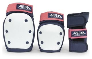 Захист набір REKD Heavy Duty, Блакитно-рожевий, M