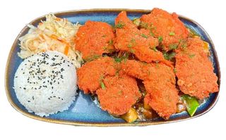 175.Kalmary z bambusem i grzybami mun