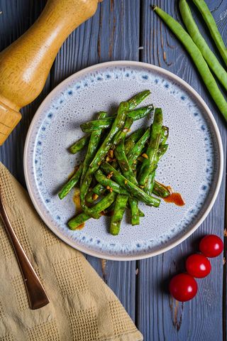 Фасоль жареная (150г)