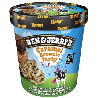 Tarrina De Helado Ben & Jerry's Caramel brownie party (465 Ml.)