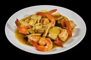69 Gamberi al curry
