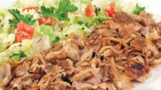 Kebab con taboulè