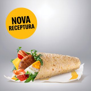 Breakfast Wrap Sausage, Bacon &Egg