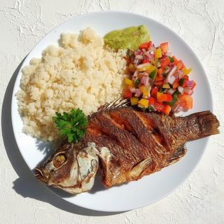 Attiéké Poisson Frit