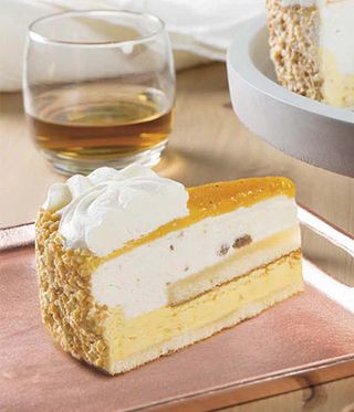 Tarta de whisky (porción)