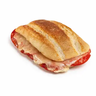 Bocadillo De Lomo Adobado Y Queso