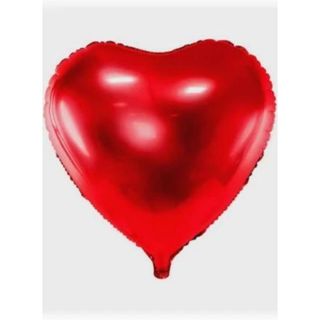 Czerwony balon z helem serce 1 szt