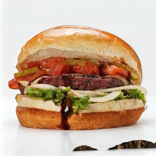 Gazdin burger+pomfrit