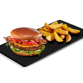 Bacon cheeseburger