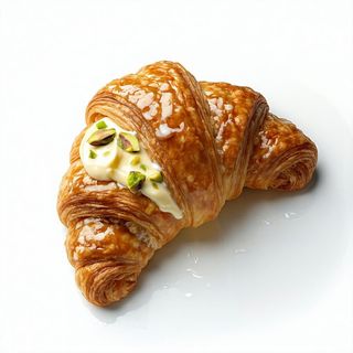 Brioche crema pistacchio