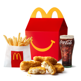 ჰეფი მილი ჩიქენ მაკ ნაგეტსით 4ც.