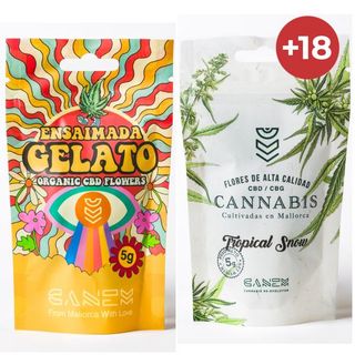 5g Ensaimada Gelato + 5g Tropical Snow