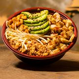 Poke gourmet crunchy teriyaki 