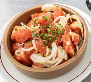 Ensalada De Tomate Y Cebolleta 