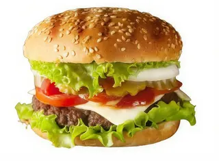 Hamburguesa 100% carne de buey