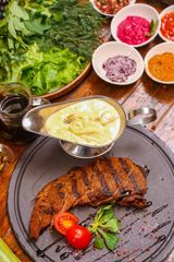 Steak de limba la gratar