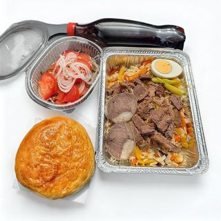 Комбо-3 "Плов Ханский (казы) c Coca-Cola!"