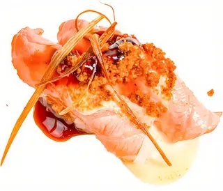 207 Sake flambeado