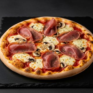 Prosciutto e funghi