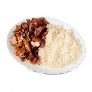 Menú Arroz Con Carne Kebab