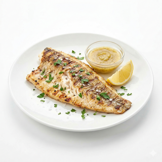 Biban de mare la grătar