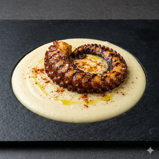 Pulpo A La Brasa Con Parmentier