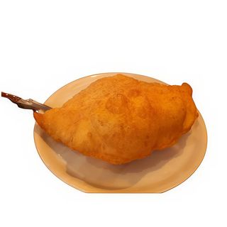 Pizza blanca frita (33 cm.)