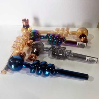 Трубка HL-600 спіраль золото\прозора