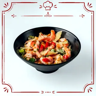  SALADE CESAR CREVETTES 