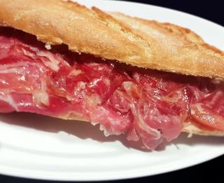 Bocata de jamón ibérico
