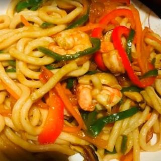 Udon Con Gambas