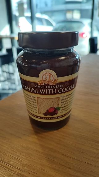 Tahini macedonian cu cacao, borcan 350 gr.