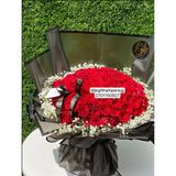 Big Flower Bouquet With White Flowers